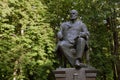 A monument to a famous lawyer Anatoliy Koni by Moscow State University Royalty Free Stock Photo