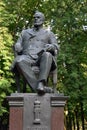 A monument to a famous lawyer Anatoliy Koni by Moscow State University Royalty Free Stock Photo