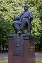 A monument to a famous lawyer Anatoliy Koni by Moscow State University Royalty Free Stock Photo