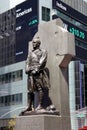 Monument to Father Francis P. Duffy, at Times Square, New York, NY, USA