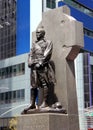 Monument to Father Francis P. Duffy, at Times Square, New York, NY, USA