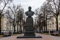 Monument to Felix Dzerzhinsky in Minsk, Belarus. Royalty Free Stock Photo