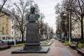 Monument to Felix Dzerzhinsky in Minsk, Belarus. Royalty Free Stock Photo