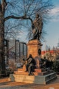 The monument to Felix Mendelssohn-Bartholdy Royalty Free Stock Photo