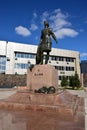 Monument to the female war hero ALIA MOLDAGULOVA in Astana