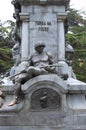 Monument to Fernando de Magallanes in Punta Arenas Royalty Free Stock Photo