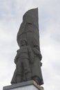 Monument to the fighters of the North-Dvinskaya River Flotilla in Kotlas, Arkhangelsk region