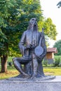 The monument to Filip Visnjic in Loznica.