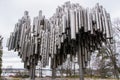 Monument To Finnish Composer Jan Sibelius In Helsinki Royalty Free Stock Photo