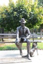 Monument to the first architect of the resort city of Kislovodsk Emmanuel Bagdasarovich Khodzhaev, Stavropol Territory, Russia.