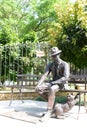 Monument to the first architect of the resort city of Kislovodsk Emmanuel Bagdasarovich Khodzhaev, Stavropol Territory, Russia.