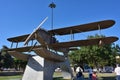 Monument to the first flight across the South Atlantic Belem Lisbon Portugal