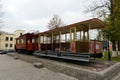 Monument to the first Vitebsk tram Royalty Free Stock Photo