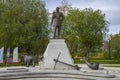 Monument to the founder of the Russian Geographical Society F.P. Litke. Kronstadt