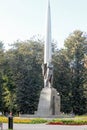 Monument to Tsiolkovsky K. E. in Kaluga Royalty Free Stock Photo