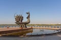 Monument to founders of Kiev: Kiy, Schek, Khoryv and Lybid Royalty Free Stock Photo