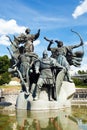 Monument to the founders of Kiev Royalty Free Stock Photo