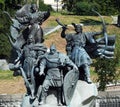 Monument to the founders of Kiev Royalty Free Stock Photo