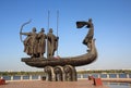 Monument to founders of Kiev. Ukraine Royalty Free Stock Photo