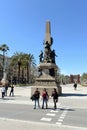 Monument to Francesc Rious, the mayor of Barcelona and the main organizer of the 1888 World Exhibition.