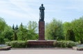 Monument to Frantsisk Skaryna on Skaryna Square, Polotsk, Belarus