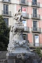 Monument to Frederic Soler in Barcelona. Royalty Free Stock Photo