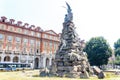 Monument to the Frejus Tunnel Royalty Free Stock Photo