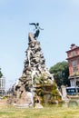 Monument to the Frejus Tunnel Royalty Free Stock Photo