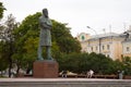 Monument to Friedrich Engels against Prechistenka Street 23.07.2