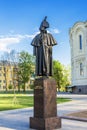 Monument to Fyodor Ushakov in Kronstadt Royalty Free Stock Photo