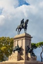 Monument to Garibaldi on Janiculum hill, Terrazza del Gianicolo. Rome. Italy Royalty Free Stock Photo