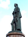 Monument to Generalissimo Alexander Suvorov on Suvorov Square in Moscow.