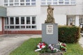 Monument to generals JÃÂ¡n Golian and Rudolf Viest - Slovak military leaders during the Slovak National Uprising