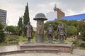 Monument to George Danelia and the heroes of the film Mimino.