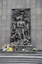 Monument to the Ghetto Heroes in Warsaw, Poland, Europe