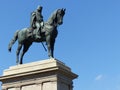 Monument to Giuseppe Garibaldi hero of the Roman Republic to the Gianicolo to Rome in Italy. Royalty Free Stock Photo