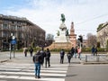 Monument to Giuseppe Garibaldi at Largo Cairoli