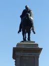 Monument to Giuseppe Garibaldi to the Gianicolo to Rome in Italy. Royalty Free Stock Photo