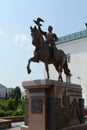 Monument to the Grand Duke of Lithuania, Olgerd in Vitebsk. Royalty Free Stock Photo