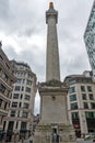 Monument to the Great Fire of London, England, Great Britain Royalty Free Stock Photo