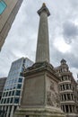 Monument to the Great Fire of London, England, Great Britain Royalty Free Stock Photo