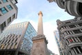 Monument to the Great fire of London England Royalty Free Stock Photo