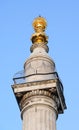 Monument to the Great Fire of London, England, UK Royalty Free Stock Photo