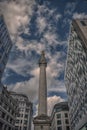 The Monument to the Great Fire of London Royalty Free Stock Photo