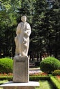 Monument to Pushkin in the Resort Park of Kislovodsk, Russia, Stavropol Territory.