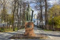 Moscow, Russia, Monument to Andrey Rublev. Royalty Free Stock Photo