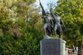 Monument to 1200 guardsmen. The first memorial, perpetuating the feat of Soviet soldiers who died in World War II, was opened on