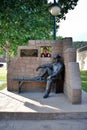 Sundance Kid and jail statue in Wyoming Royalty Free Stock Photo