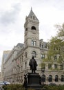 Monument to Henry Ward Beecher, at Cadman Plaza, Brooklyn, NY, USA