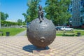 Monument to the hero of the famous work of Antoine de Saint-Exupery `The Little Prince` Royalty Free Stock Photo